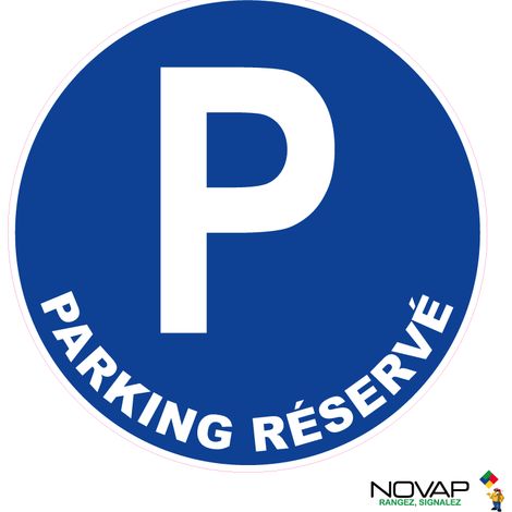 Panneau Parking Réservé - Rigide Ø180mm - 4042329