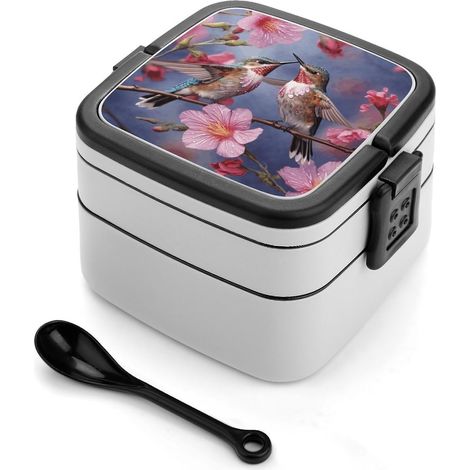 Boîte à bento empilable pour adultes, étanche, avec fermeture (1/5)