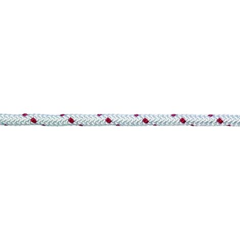 PÖSAMO PE-Seil gefl. weiß/rot 10,0mm Ro.100m (250x200) (1/3)