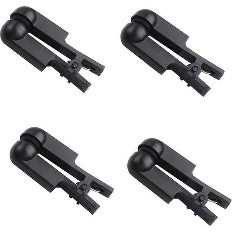 Électrodes auriculaires à clip, embouts en caoutchouc double face confortables, compatibles avec les appareils TENS et la stimulation CES (lot de 4). (1/5)