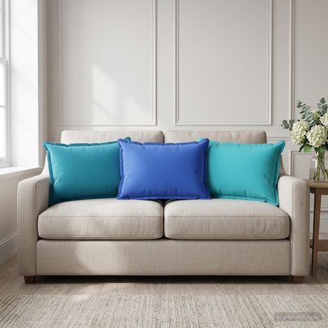 vidaXL Funda de almohada 6 uds. HOUTEN Tuquesa 40 x 60 cm Poliéster (1/5)