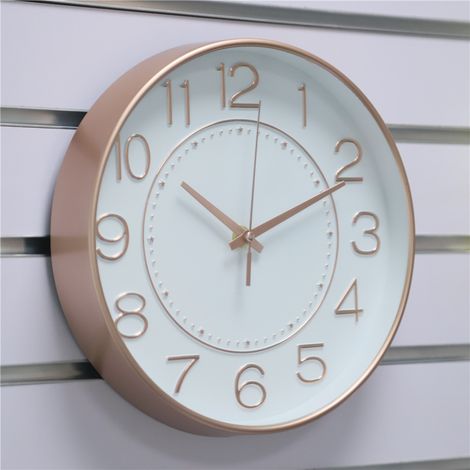 [8-inch 20cm] Modern Wall Clock, Battery Powered (Not Included), Wall Clock, Watch, Wall Clock, Clock Wall Watch, Suitable for Living Room/Bedroom/Kitchen/Office/Nursery Decoration, Simple Clock Decor (1/5)