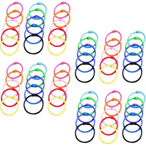 120 anneaux métalliques ouverts pour reliure, de classeur et (1/5)