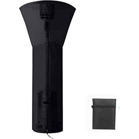 Tissu Oxford 420D Cache poussière lampe chauffante parapluie Housse pour Parasol Chauffant ,Housse anti poussière Noir 226 x 85 x 48 cm