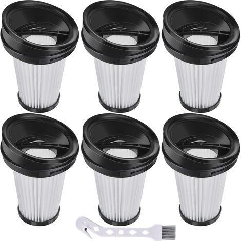 6 Stück Ersatzfilter (HEPA) – Ersatzteile für Grundig VCH9829 VCH9 Serie, Akku-& Handstaubsauger Filter Teilenummer 9178008590