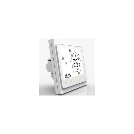 Thermostat intelligent Wi-Fi blanc, contrôleur de gaz pour chaudière, programmable et télécommandé, compatible avec Alexa/Google Home, application Smart Life/Tuya (1/5)