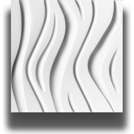 10 o 20mq (40 oppure 80 pezzi) di pannello decorativo 3D a soffitto in EPS isolante 50x50cm WELLA-Pacco da 20 metri quadrati