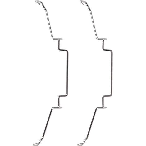 Clips de fixation pour ventilateur de processeur d'ordinateur, attache en fil d'acier inoxydable, boucle de 9 cm, crochet de suspension (1/4)