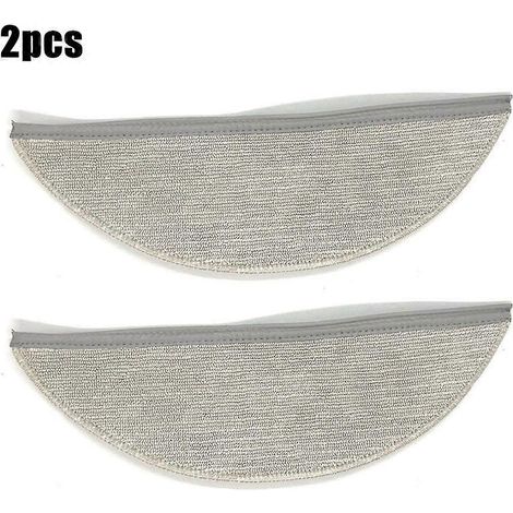 Lot de 2 balais à franges en microfibre pour le nettoyage des sols, compatibles avec l'aspirateur robot Lydsto R1 et autres équipements de nettoyage domestique.