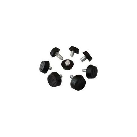 Pieds Vérin de Meuble Réglables Pied de Nivellement avec T-écrou Filetage Vis de Ajustables pour Pieds de Chaise Table Sofa M8 x 23 x 18mm 16 Pièces H238 (1/5)