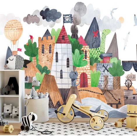 Papier peint Pirate Island - 150 x 105 cm (1/4)