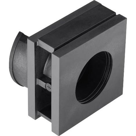 HellermannTyton VP-L26-27Ins-sgl-PL-BK Embase simple sans halogène TPE noir 1 pc(s)