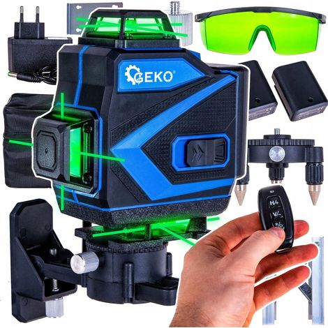 Livella laser geko 360 gradi verde 14 x 14 cm (1/2)