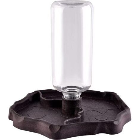 Pet Drinking Fountain, 2 in 1 Automatic Drinking Fountain Anti-Splash Tortoise Lizard Reptile Set of 1 (1/4)