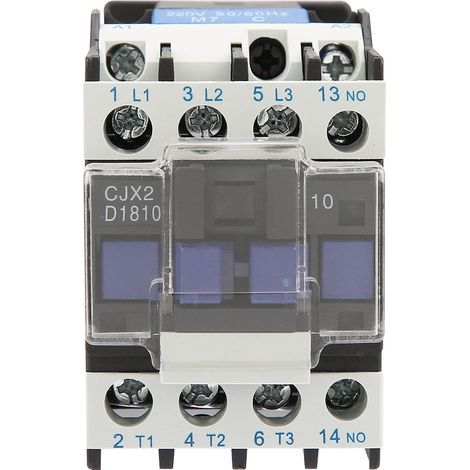 Contacteur électrique AC Industriel 18A CJX2,1810, Haute sensibilité, Neuf et de Haute qualité, Type Fixe, Type Rail (1/5)