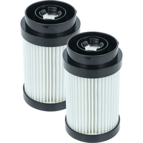 vhbw 2x filtro sostituisce Kärcher 2.863-318.0, 4054278898629 per aspirapolvere - filtro HEPA nero / bianco