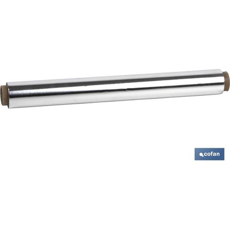 Papier aluminium domestique 30m avec étui de coupe