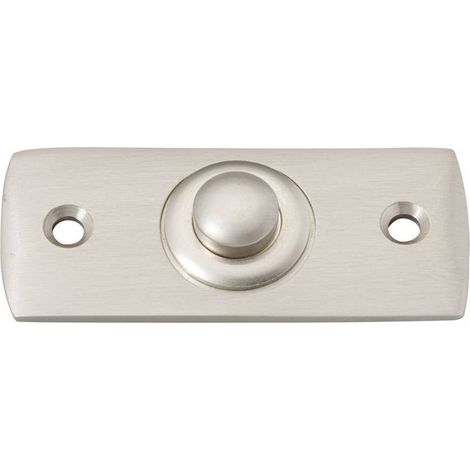 Heidemann 70409 Tasto per campanello 1 parte Nickel 24 V/1 A