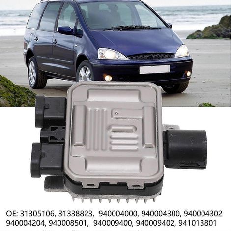 Módulo de control del ventilador de refrigeración del radiador 31305106, repuesto metálico para FORD GALAXY 2006ON (autopista)