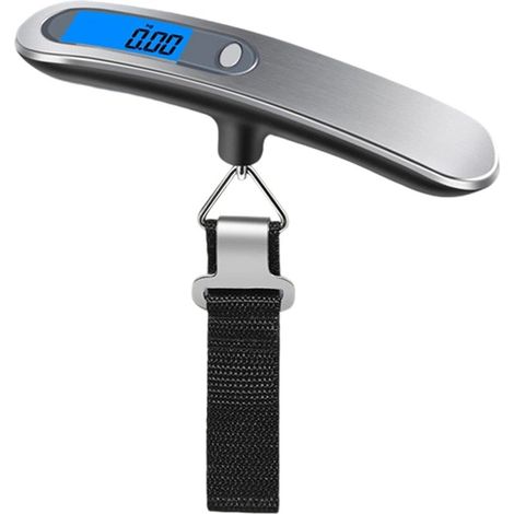 Balance électronique portable de précision, balance électronique portable 50 kg, petite balance à ressort pour bagages, balance en grammes 1-AquaForge
