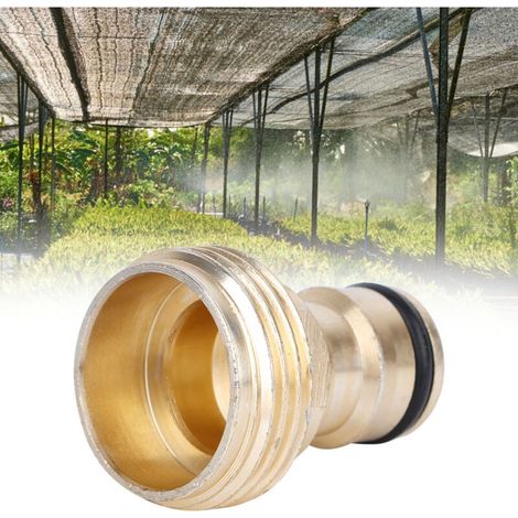 Raccordo rapido in alluminio da 3/4" per tubo da giardino (1/4)