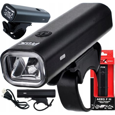 Luz delantera para bicicleta Prox Aero F III USB de 400 lm (1/5)