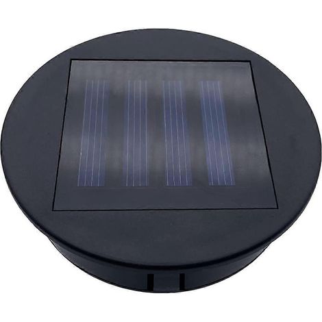 Lot de 2 couvercles de rechange pour lanternes solaires, accessoires de rechange étanches pour lanternes solaires rondes (3,15 pouces) (1/5)