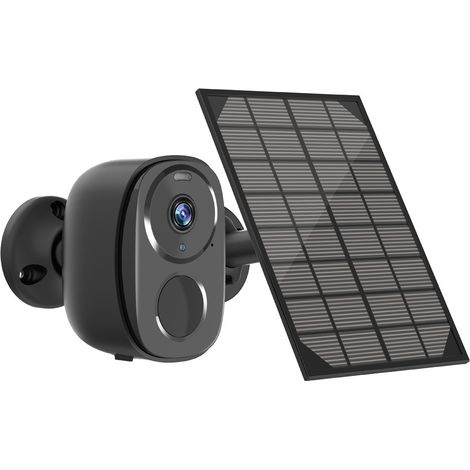 Caméra de Surveillance Solaire WiFi O-KAM 3MP/2K, Caméra Extérieure Sans Fil avec Batterie Intégrée, Vision Nocturne IR 20 m, Détection de Mouvement, Audio Bidirectionnel, Zoom Numérique 10X, IP65, Ca (1/5)