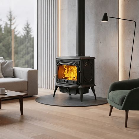 Poêle à bois en fonte 13.9 kW Premium Sphinx S6 ECO KAWMET (1/5)