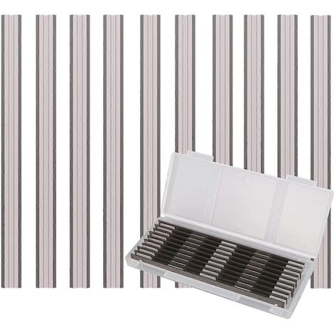 Jeu de 10 lames de raboteuse électrique, 82 x 5,5 x 1,1 mm, compatibles avec les raboteuses Makita, Black & Decker, Bosch, DeWalt et Elu. (1/5)