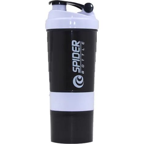 Shaker - 700 ml - Bouteille Mélangeuse pour Poudres Protéinées - Avec Compartiment de Stockage - Étanche - Graduations en ml/oz (1/5)