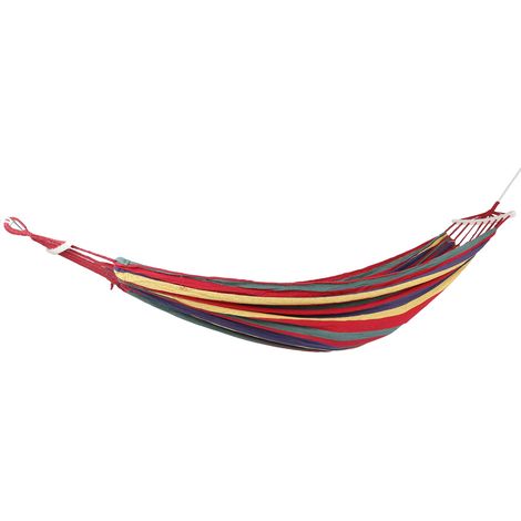 Hamac double en toile pour jardin, balancelle suspendue, lit de camping en plein air, accessoires pratiques (1/5)