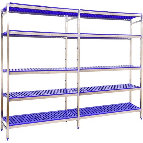 Simonrack Mensola in Metallo Acciaio Inossidabile 1600x2490x500 mm