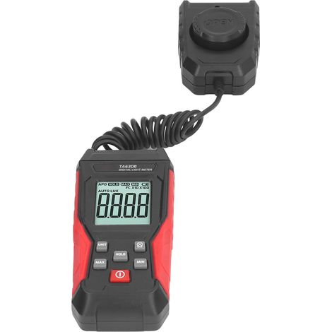 Luxmètre numérique 200 000 lx, luxmètre haute précision, arrêt automatique, testeur d'éclairement (1/5)