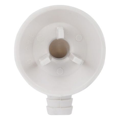 Bocchetta di scarico per condizionatore portatile. Materiale PP. Attacco da 26 mm. Drenaggio efficiente dell'acqua di condensa. (1/5)
