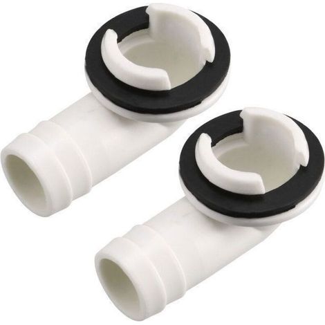 Bardusch - Pièce détachée climatiseur SOURCING MAP 2Pcs Raccord coudé avec anneau en caoutchouc pour unité Mini-Split unité AC fenêtre 22,5mm (1/2)