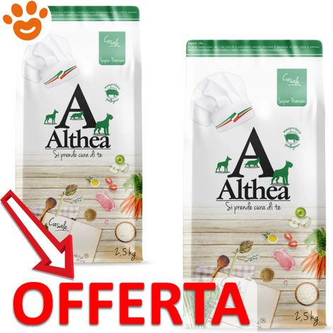 Dagel Althea Dog Adult Medium/Large Breed Casale con Maiale - Sacco 14 Kg -