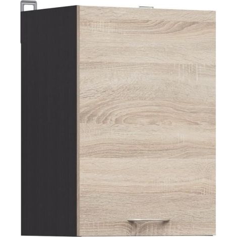 JUNONA Meuble haut 40 cm - 1 Porte - Chene sonoma (1/5)