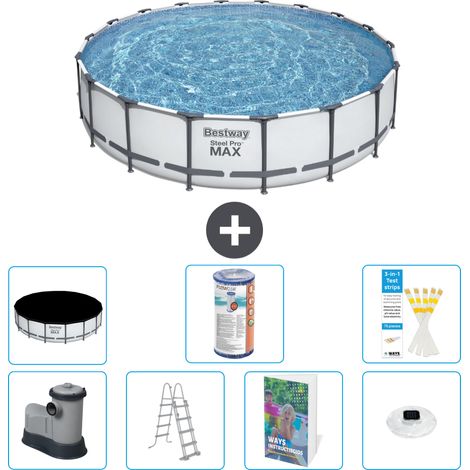 Bestway Piscina Bestway Steel Pro MAX Rotonda - 549x122 cm - 8-pezzi  S622 (1/3)