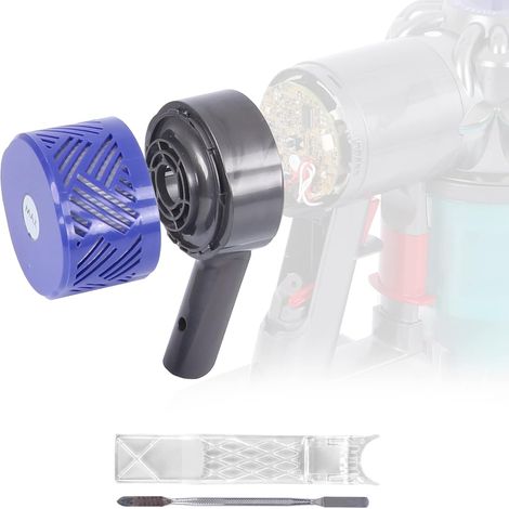 Couvercle arrière du moteur et filtre arrière pour Dyson V6 DC58 DC59 DC62 DC72 DC74 aspirateur, pièce de rechange pour Dyson V6 DC58 DC59 DC62 DC72 DC74 (1/5)