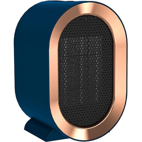 Mini radiateur soufflant en économique et adapté au salon chambre à coucher salle de bain Céramique Bleu (1/4)