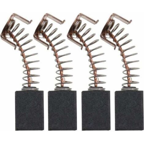 Lot de 2 paires de balais de charbon moteur 12 x 8 x 5 mm compatibles avec meuleuse d'angle WS125 Black & Decker G720 (1/5)