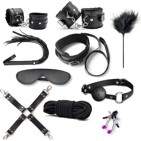 10-teiliges, verstellbares Sport-Set, Neuheit, Fitnessband-Set aus PU-Leder (1/5)