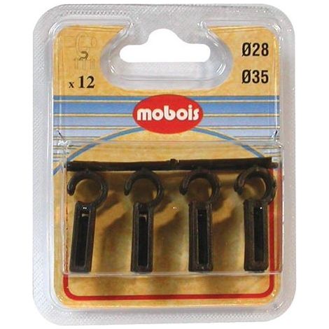 MOBOIS - Agrafe simple d.35 x12 marron blister