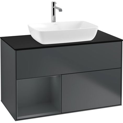 Villeroy & Boch F772HGHG Meuble sous-lavabo Finion F77 (1/2)