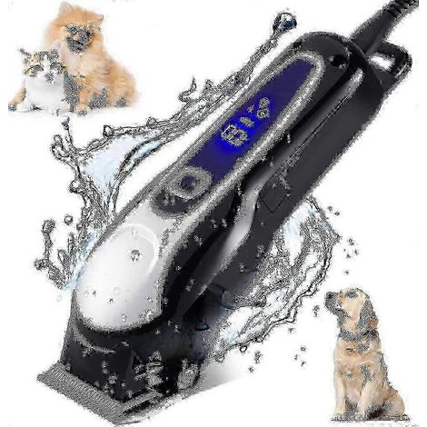 Tondeuse professionnelle pour chiens, kit de tondeuse électrique sans fil pour chiens à poils longs, tondeuse professionnelle pour chiens et chats, kit de toilettage pour animaux, sécurité garantie. (1/5)