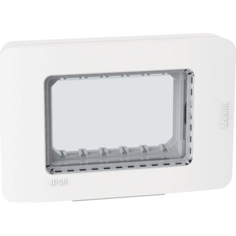 Placca matixgo ip55 3 moduli bianco bticino 28603w (1/4)