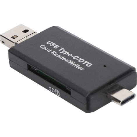 Lecteur de carte mémoire USB-C rapide OTG pour smartphone et PC (1/5)