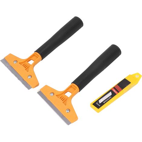 Kit de 12 grattoirs à lames pour le nettoyage et le grattage d'autocollants adhésifs. (1/5)