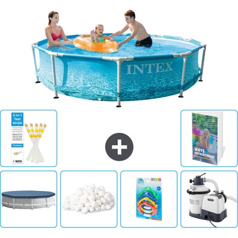 Frame Pool Rund - 305x76 cm - 7-teilig S8